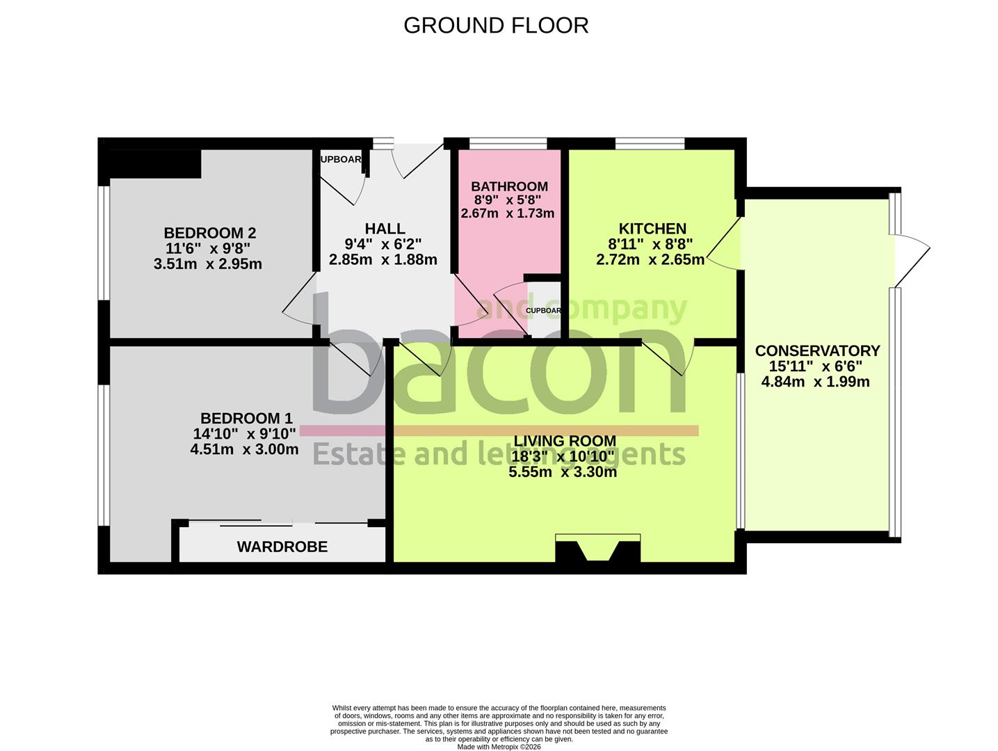 Floor Plan | Bungalow - Semi Detached | Henfield Close, Goring-By-Sea, BN12 | For Sale